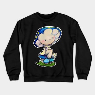 Blue mushy friend Crewneck Sweatshirt